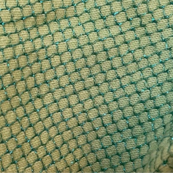 Chanel Cashmere Vintage Light Green/Teal Thread 🧵 Short-Sleeve Knit Top - Picture 10 of 12